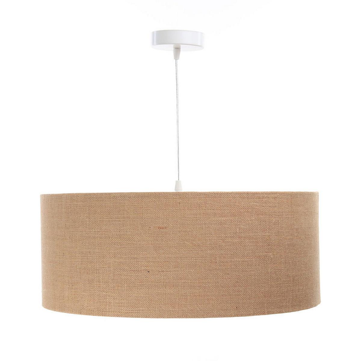 HÄNGELEUCHTE Beige 60/20 cm - Beige, Kunststoff (60/1.2/20cm) - ONZENO