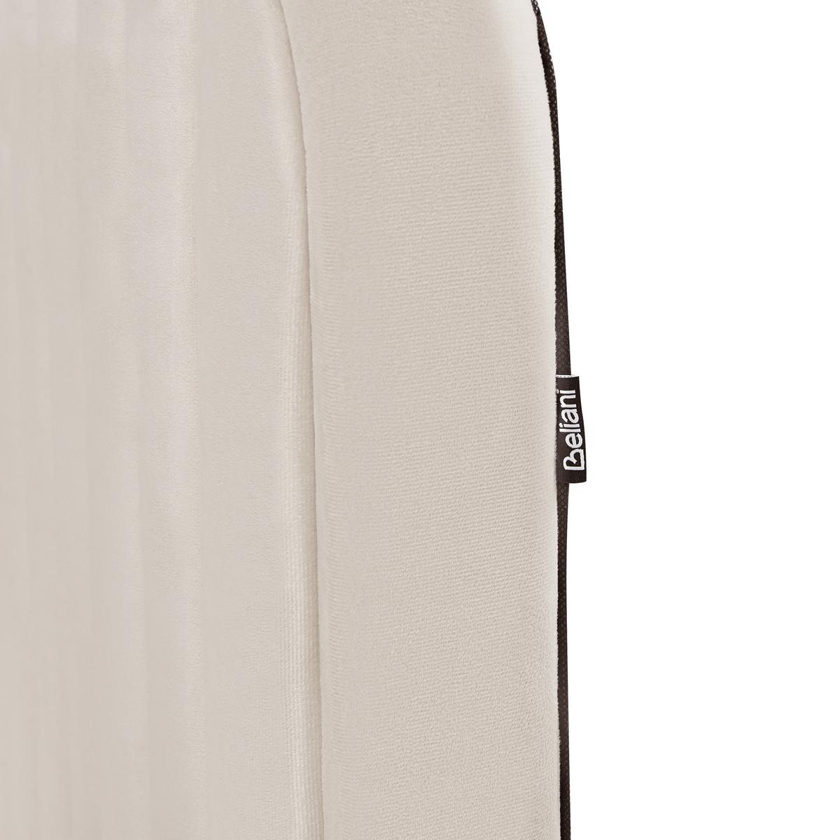 BETT mit Lattenrost 180/200 cm Beige Brin - Beige/Schwarz, Textil (180/200cm) - Beliani