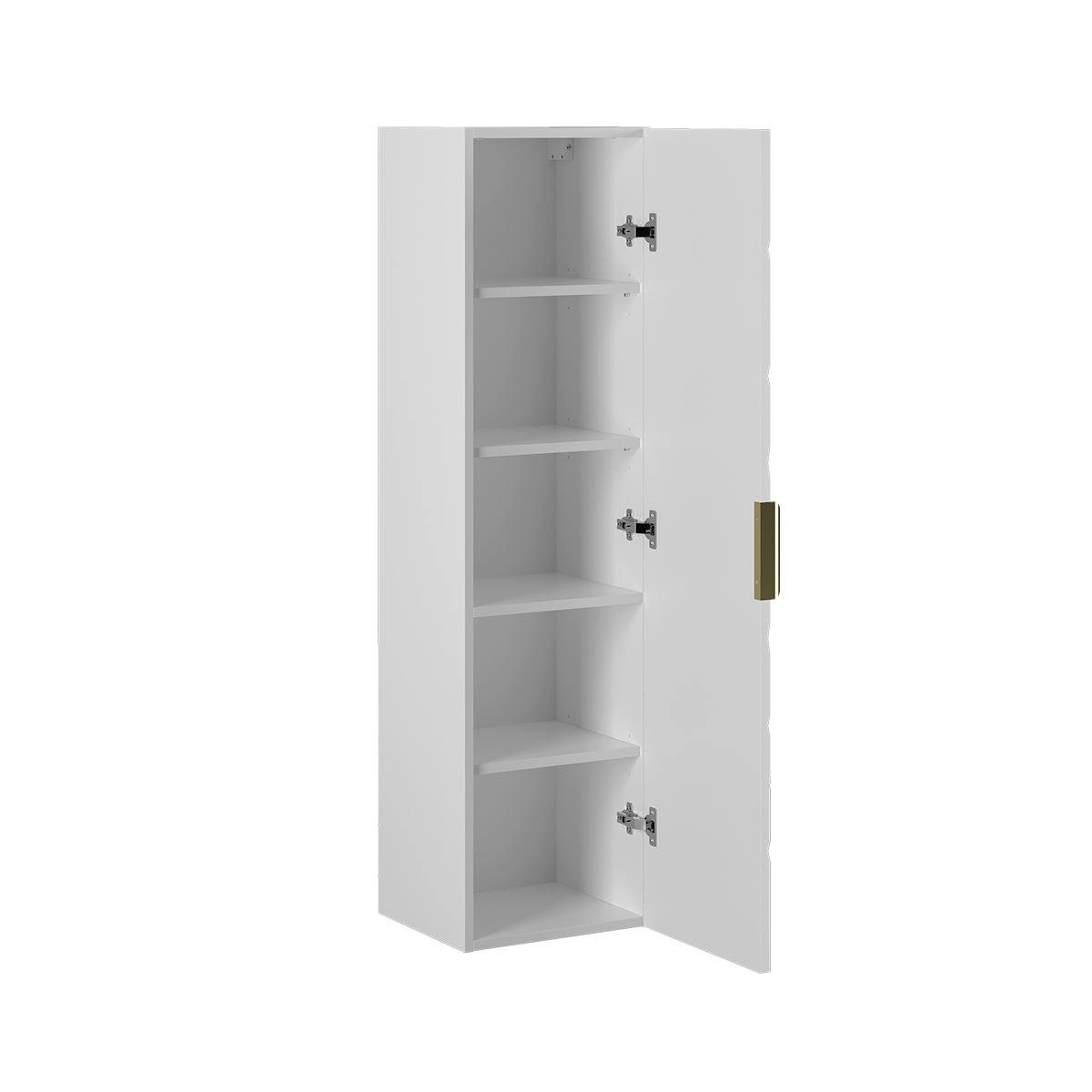 BADMÖBEL 80.6cm Aurora 2er-Set Weiß - Weiß, Holzwerkstoff (80.6/52.2/46.5cm) - Petits-meubles