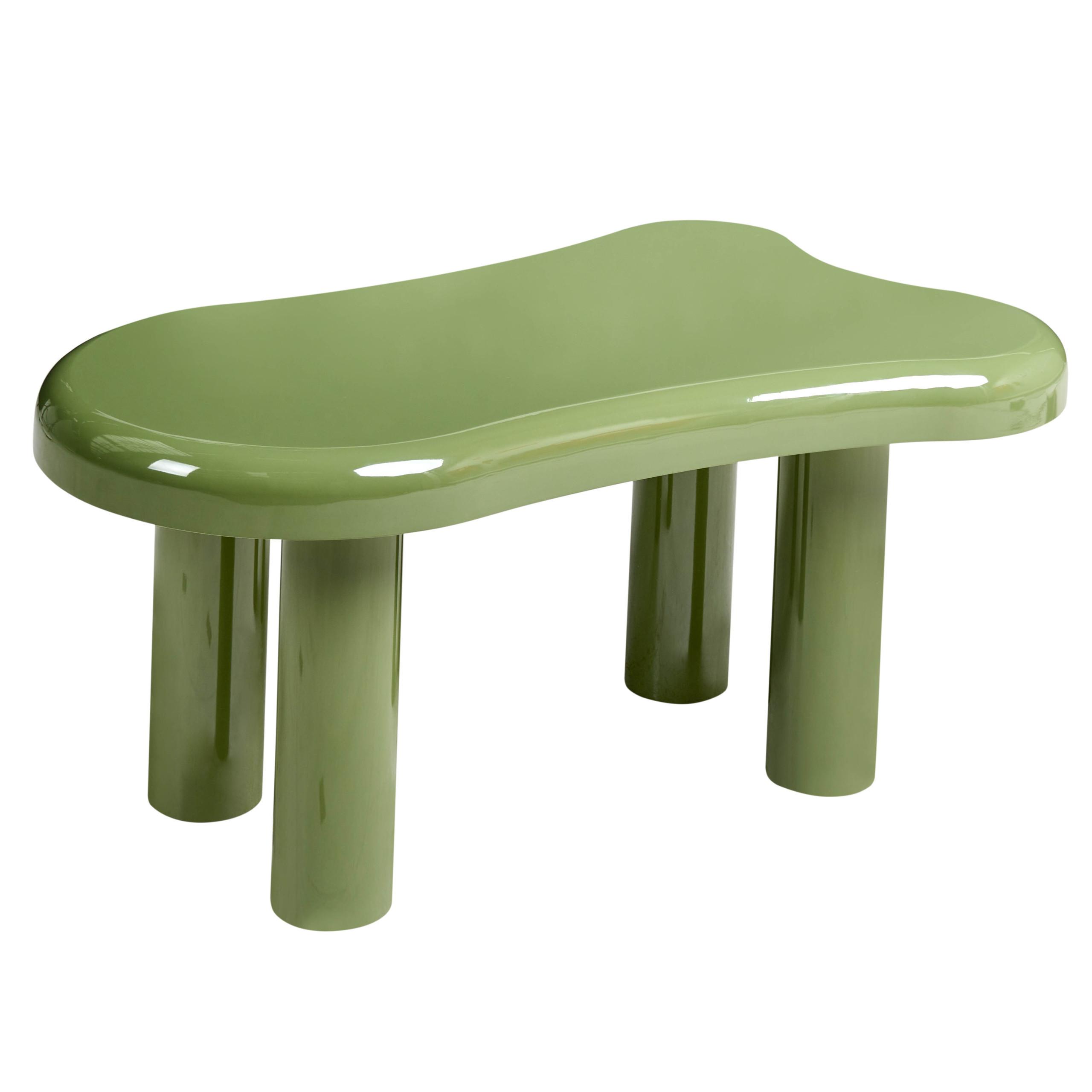 COUCHTISCH Grün Ondle - Grün, Holzwerkstoff (60/93/44cm) - Beliani
