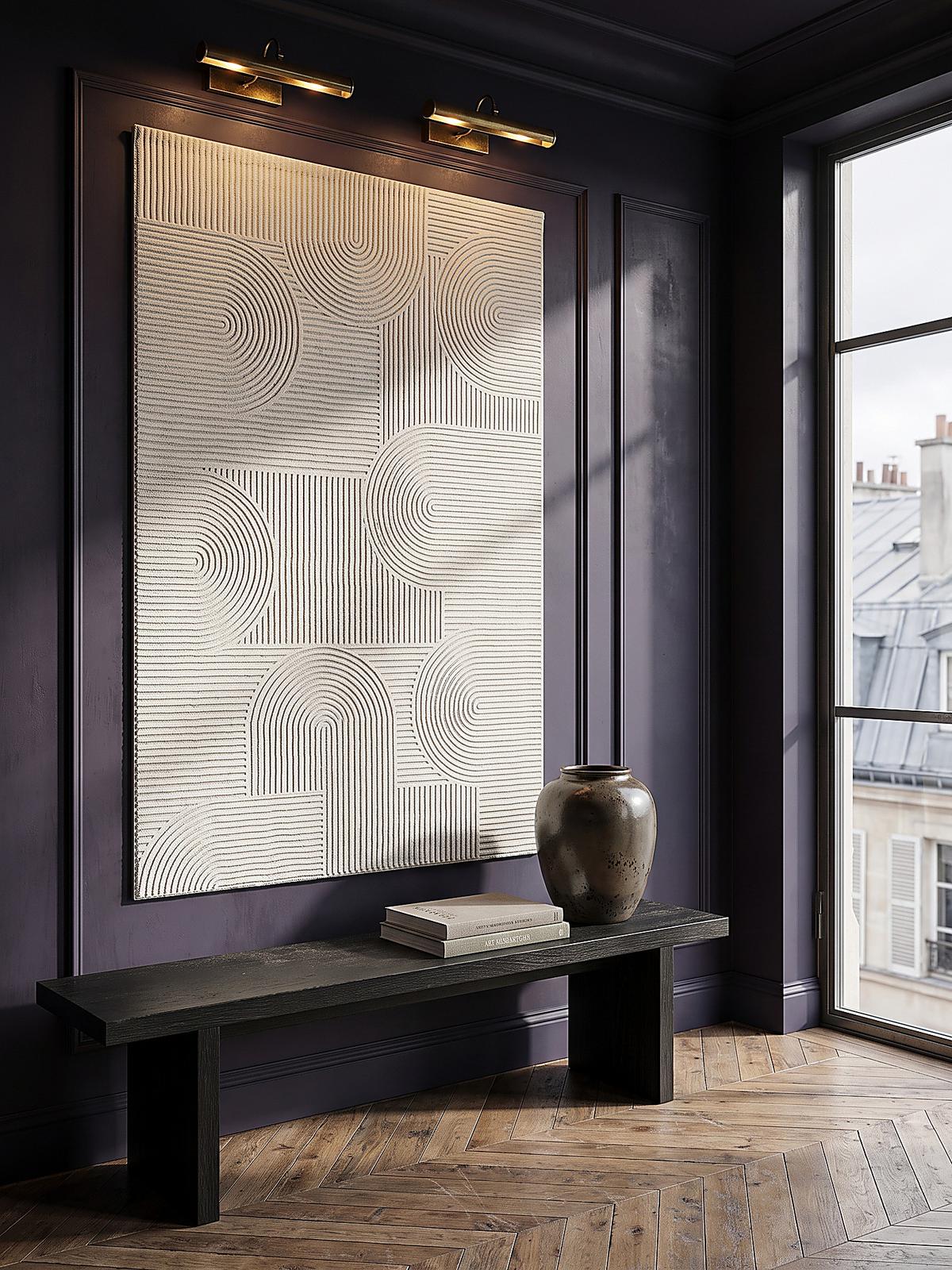 TEPPICH Kurzflor ERESMA Geometrisch Polyester Creme 200 x 290 cm - Creme, Textil (200/290cm) - KADIMA DESIGN
