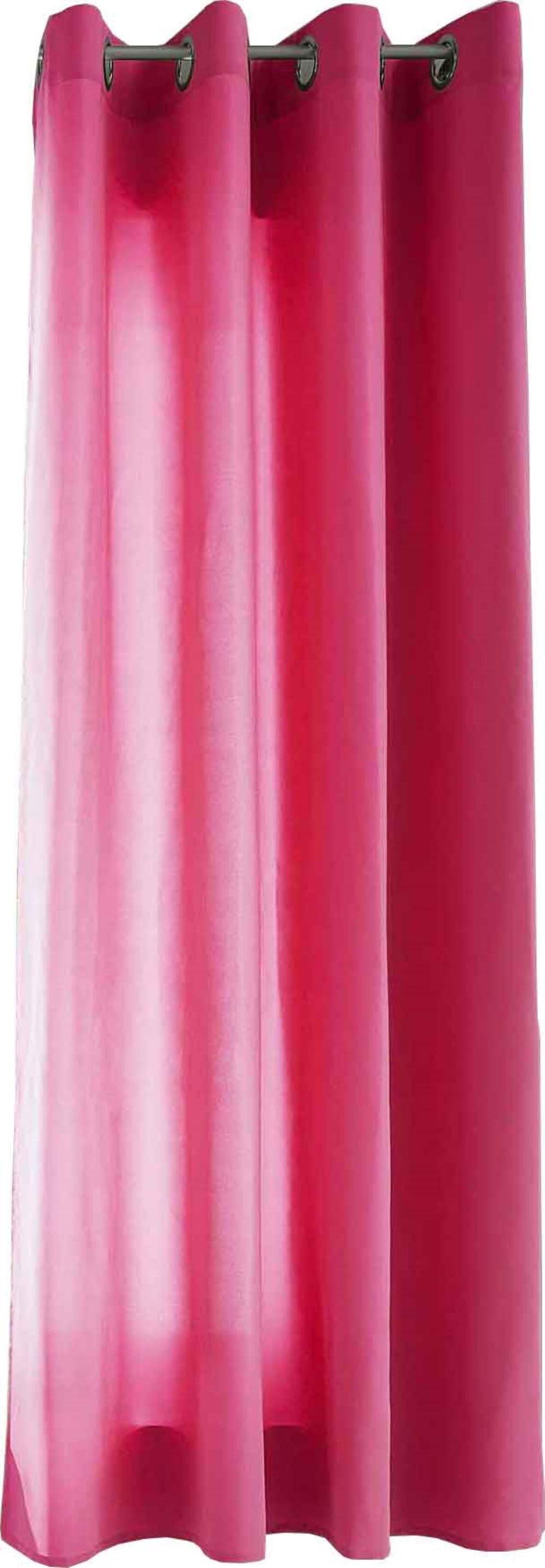 VORHANG BERLIN HxB 245x140cm Pink - Pink, Textil (140/245cm) - Gardinenbox