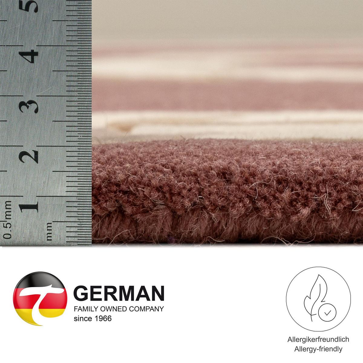 HANDTUFTTEPPICH Bloomingville 170x240 cm - Rosa, Textil (170/240cm) - THEKO