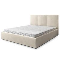 POLSTERBETT AZURI 140x200 cm mit Bettkästen - Beige - Beige, Holz (140/200cm) - MASSENO