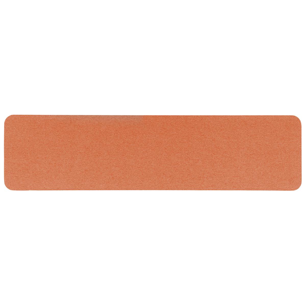 SCHREIBTISCHTRENNWAND 180 x 40 cm Hellrot Wally - Rot, Textil (180/40/2cm) - Beliani