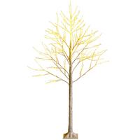 WEIHNACHTSBAUM Künstlicher Weiß - Weiß, Kunststoff (150cm) - COSTWAY