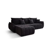 ECKSOFA Louise - Anthrazit, Holzwerkstoff/Textil (185/280cm) - Fun Möbel