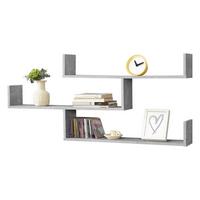 WANDREGAL Grimstad - Grau, Holzwerkstoff (119/55/18cm) - [en.casa]
