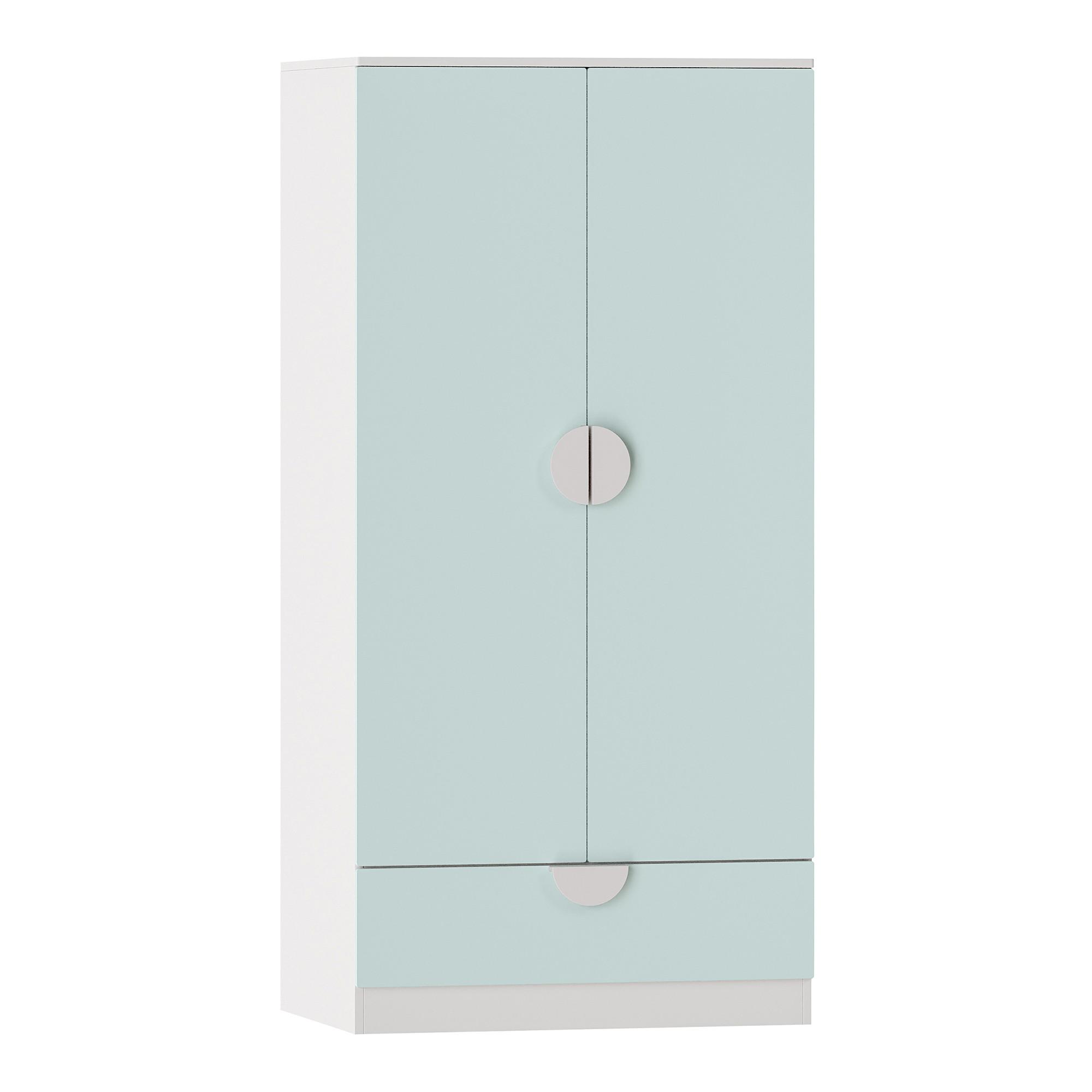 KINDERKLEIDERSCHRANK Sandnes - Mintgrün, Holzwerkstoff (40/123/60cm) - [en.casa]