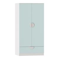KINDERKLEIDERSCHRANK Sandnes - Mintgrün, Holzwerkstoff (40/123/60cm) - [en.casa]
