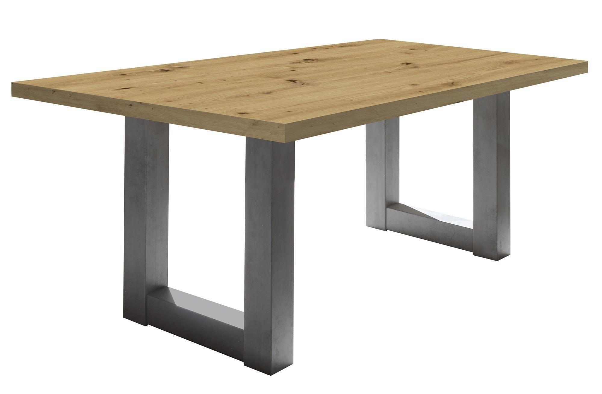 ESSZIMMERTISCH Eila 4 200 x 100 x 75 Esstisch Graphit/Asteiche - Eiche Artisan, Holz (200/100/75cm) - 58aufmkessel