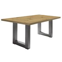ESSZIMMERTISCH Eila 4 140 x 90 x 75 Esstisch Graphit/Asteiche - Eiche Artisan, Holz (140/90/75cm) - 58aufmkessel