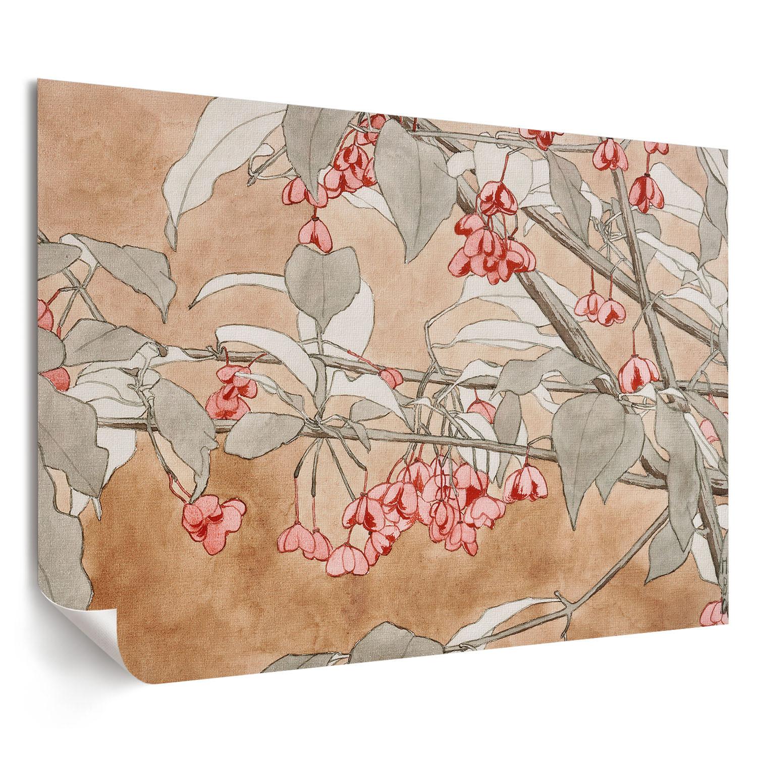 POSTER - 42x29 cm (A3) - Hannah Borger Overbeck - Brennender Busch - Beige, Textil (42/29.7/0.1cm) - TULUP