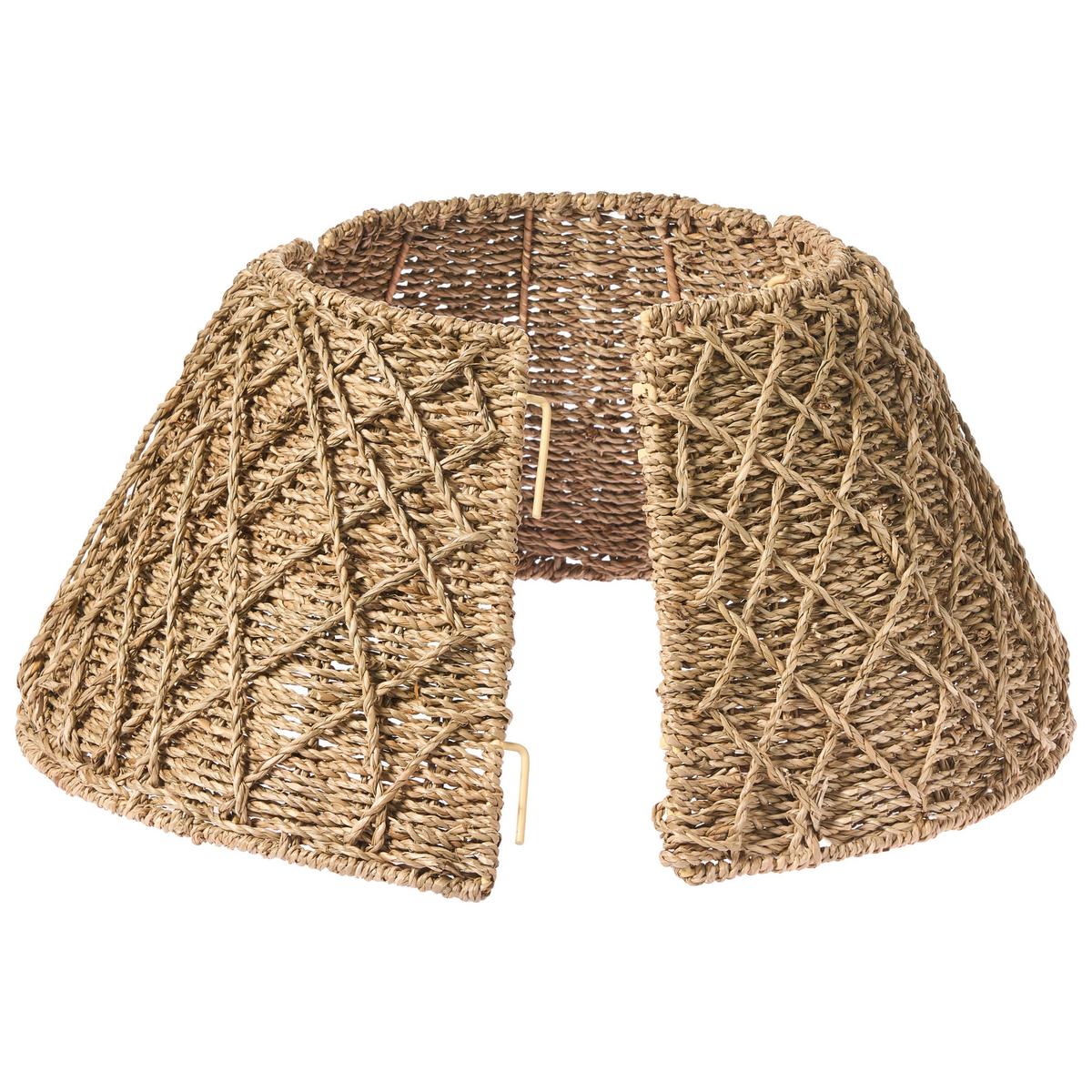 WEIHNACHTSBAUMKRAGEN 22 cm Naturfarben Bougie - Naturfarben, Naturmaterialien (22cm) - Beliani