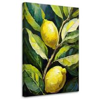 KUNSTDRUCK Grün 70/100 cm - Grün, Textil (70/100cm) - KUNSTLOFT