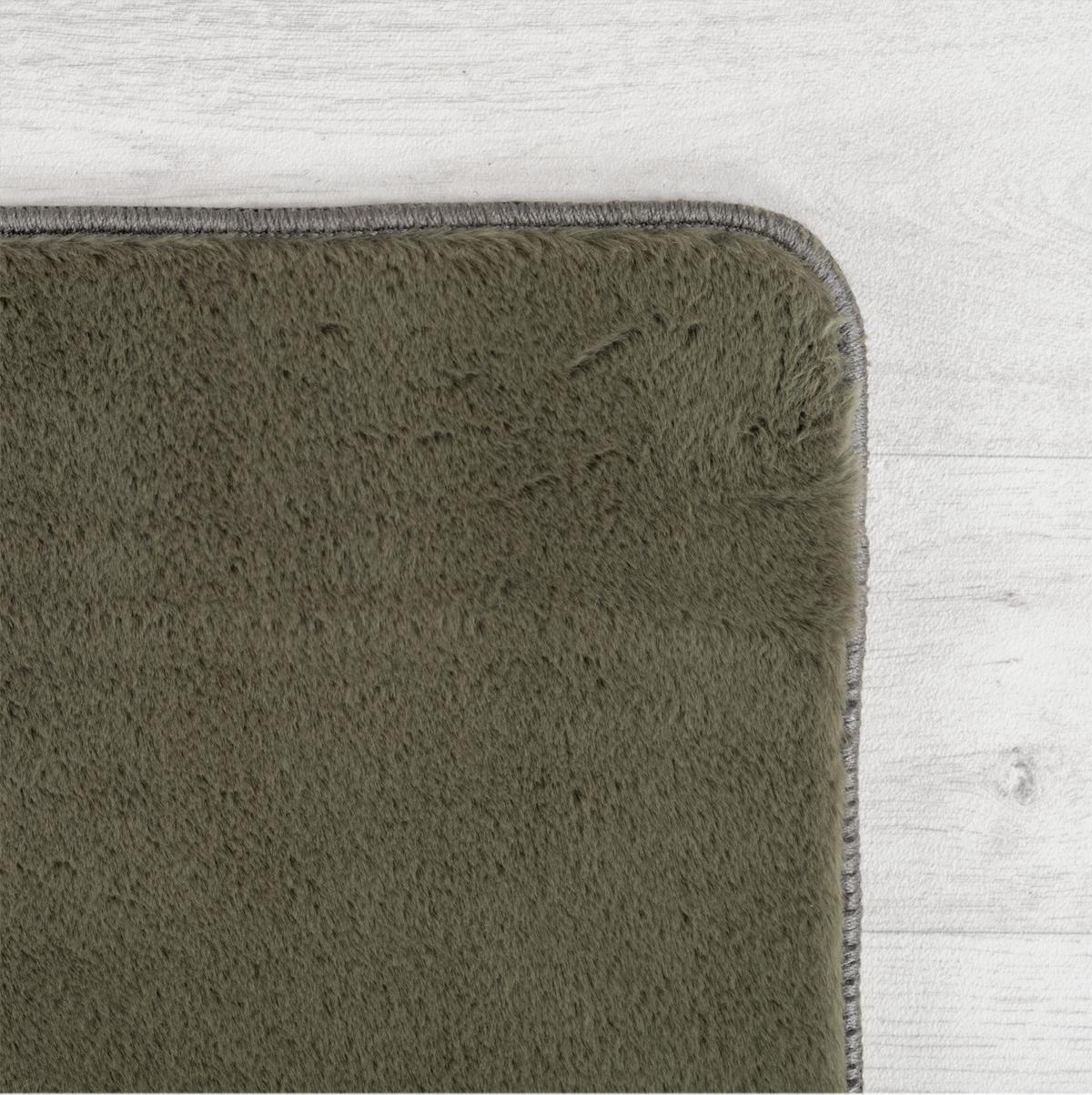 KURZFLORTEPPICH Waschbar ISAR, einfarbig, Grün, 160 x 220 cm - Grün, Textil (220/160cm) - KADIMA DESIGN