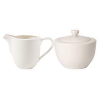 MILCH & ZUCKER SET For Me weiß 2er Set - Weiß, Keramik (1/2cm) - Villeroy & Boch