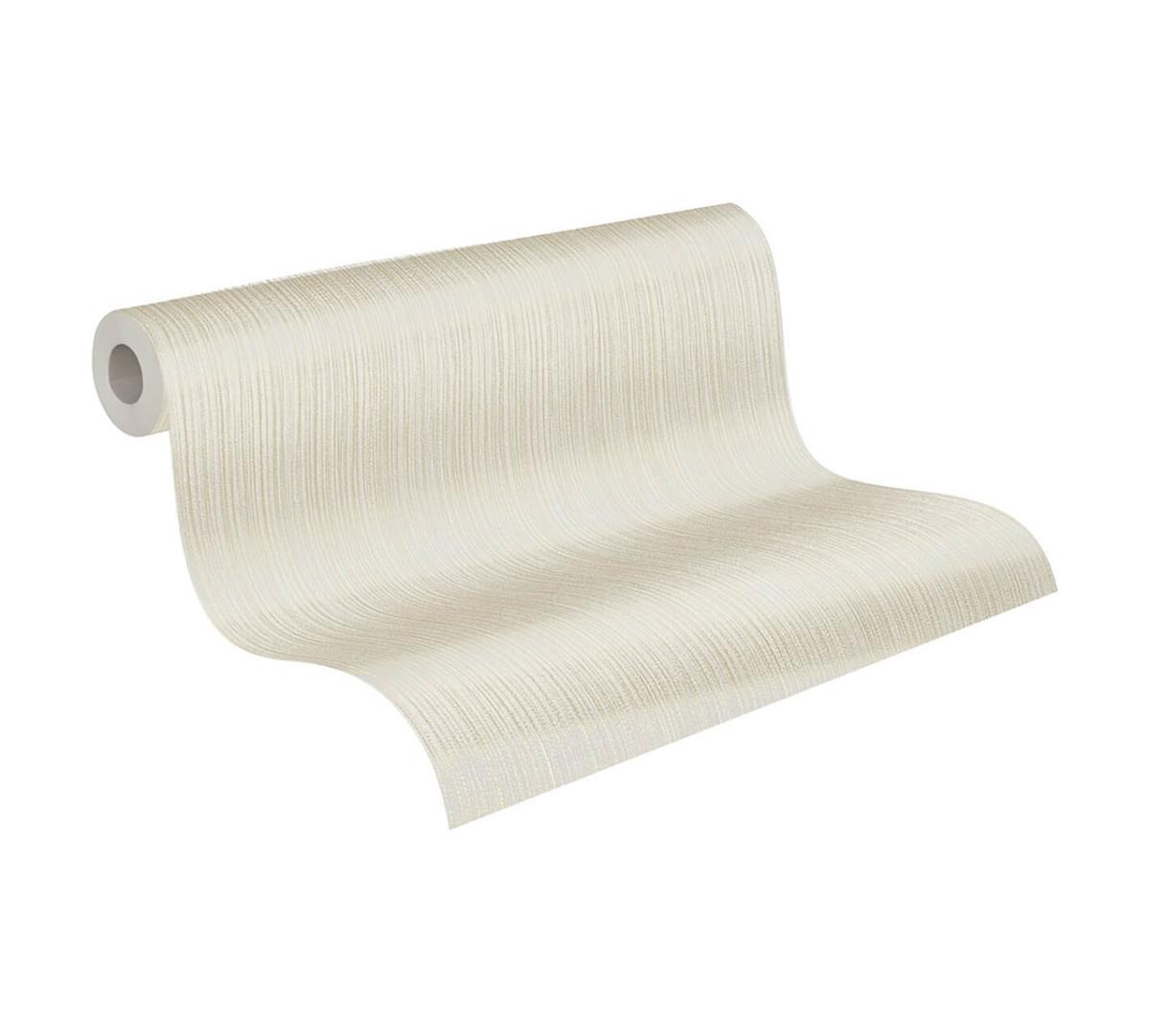VLIESTAPETE Beige 53/1005 cm - Goldfarben, Textil (53/1cm) - KUNSTLOFT