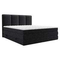BOXSPRINGBETT Point - Anthrazit, Holz/Holzwerkstoff (160/200cm) - MIRJAN24