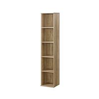 BÜCHERREGAL PALMERO 35/175/32 cm Wohnzimmerregal Hochschrank Regal Eichefarben - Eichefarben, Holzwerkstoff (35/175/32cm) - MASSENO