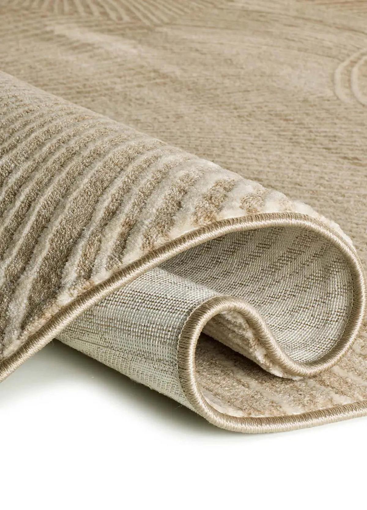 KURZFLORTEPPICH Beige Ona 120/160 cm - Beige, Textil (120/160cm) - Atticgo
