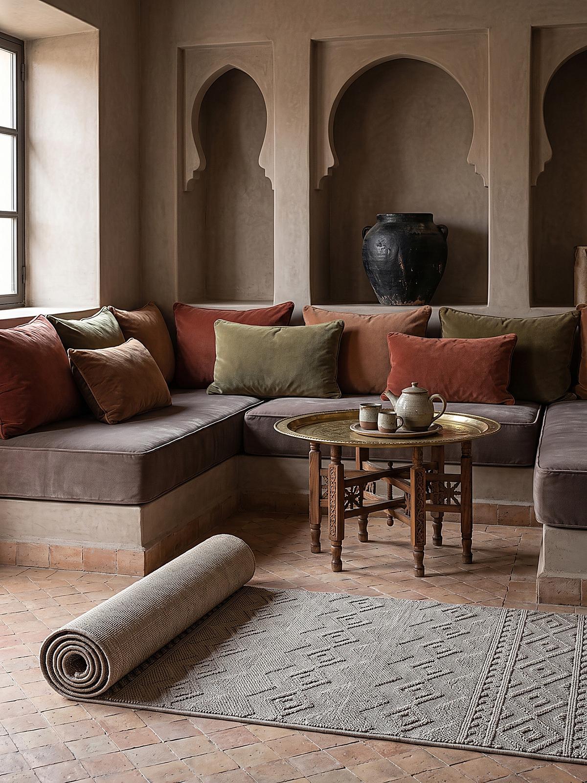 TEPPICHLÄUFER Berber STURA Polypropylen Beige 80 x 150 cm - Beige, Textil (80/150cm) - KADIMA DESIGN