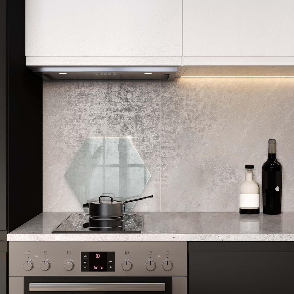 GLASPLATTE h40cm Transparent - Transparent, Glas (40/40cm) - Wallfluent