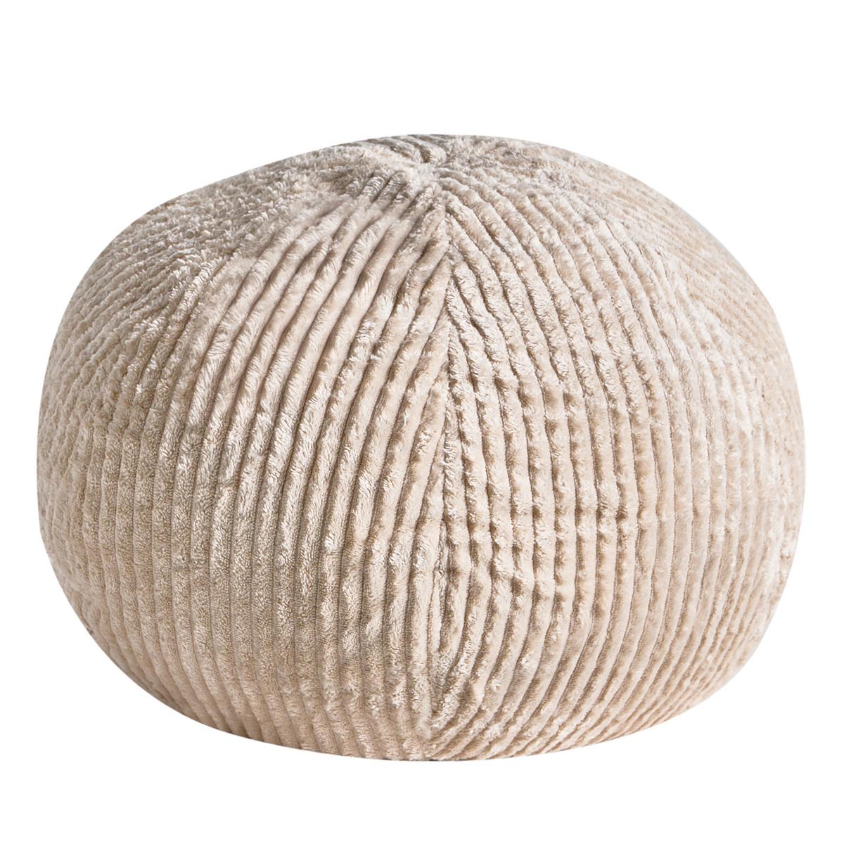 DEKOKISSEN 2er-Set Hellbeige 45/45 cm Maranta - Beige, Textil (45/10cm) - Beliani