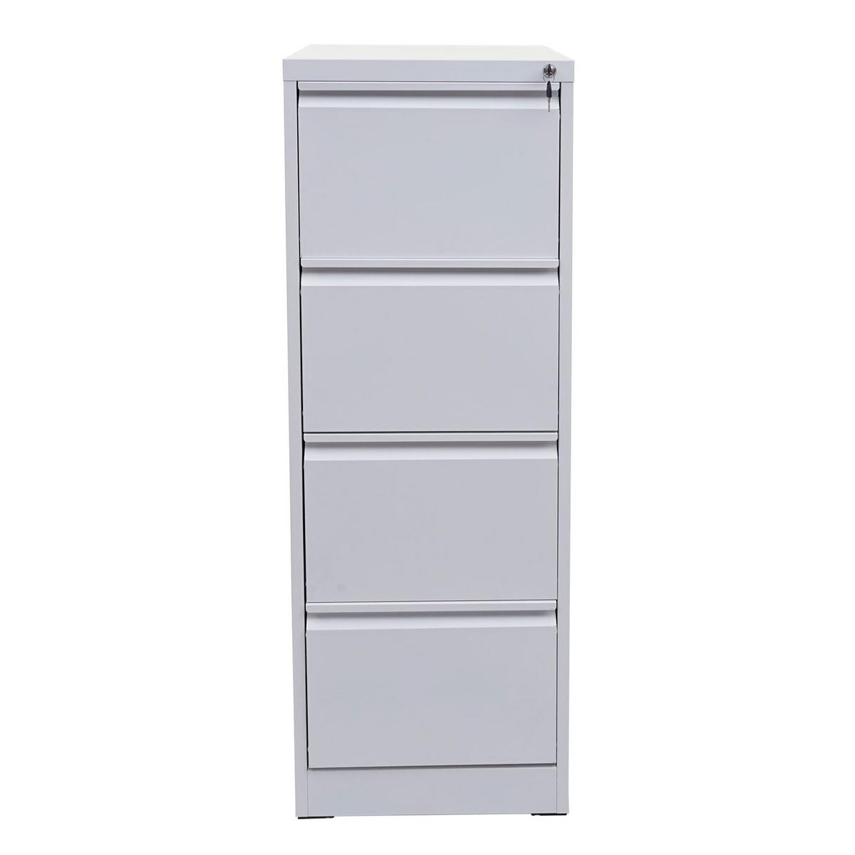 HÄNGEREGISTERSCHRANK White - Weiß, Metall (46/134/62cm) - MCW
