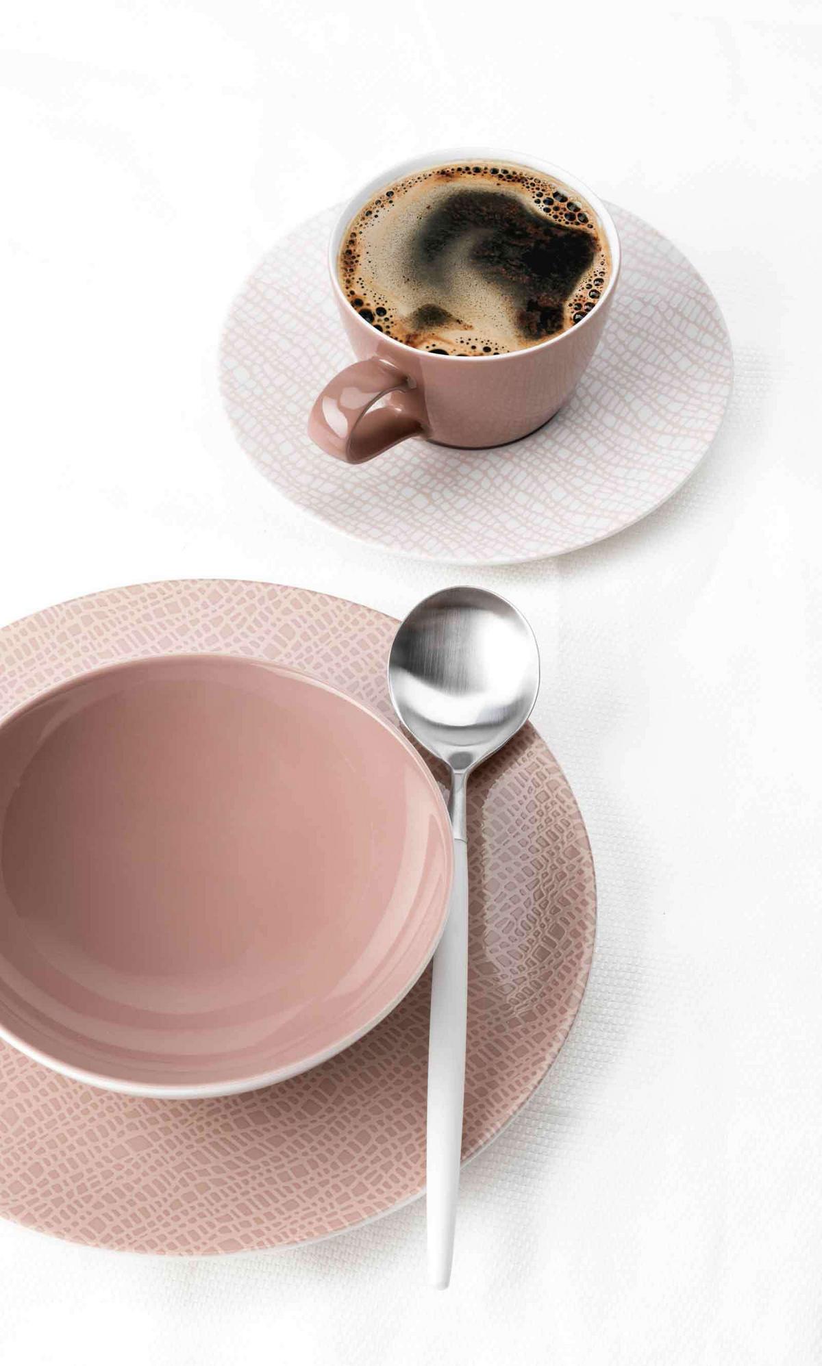 ESPRESSOTASSEN Life Fashion Posh Rose 90 ml 6er Set - Rosa, Keramik (0.09L) - Seltmann Weiden