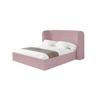 POLSTERBETT mit Bettkasten und Lattenrost, Bett mit Matratze H3/H4 - ESTI 160x200 Rosa - Rosa, Holzwerkstoff/Textil (160/200cm) - ALTDECOR