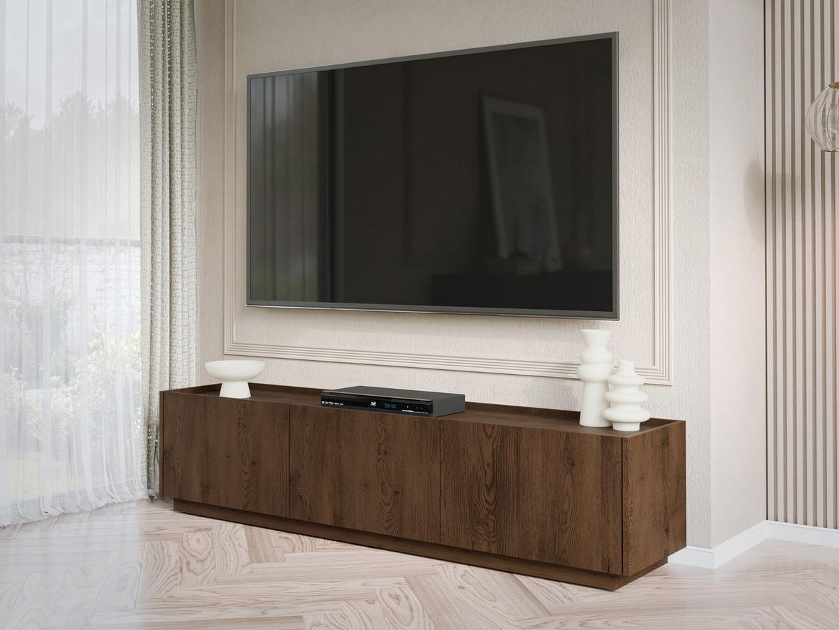 TV-LOWBOARD Mirtu 170 - Nussbaumfarben, Holzwerkstoff (170/37/40cm) - MIRJAN24