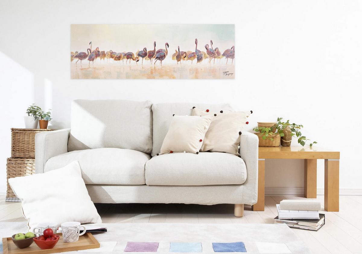 ÖLGEMÄLDE 150/50 cm - Braun, Holz/Textil (150/50cm) - KUNSTLOFT
