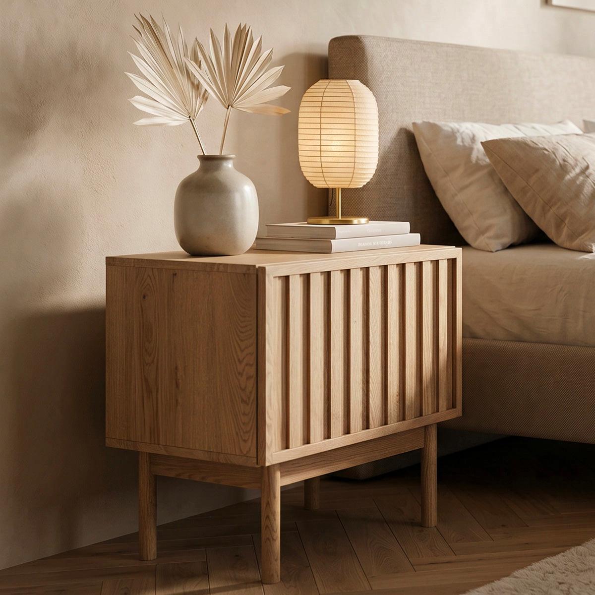 NACHTTISCH Idor Holz - Braun, Holzwerkstoff (53.1/53.3/36.8cm) - Petits-meubles
