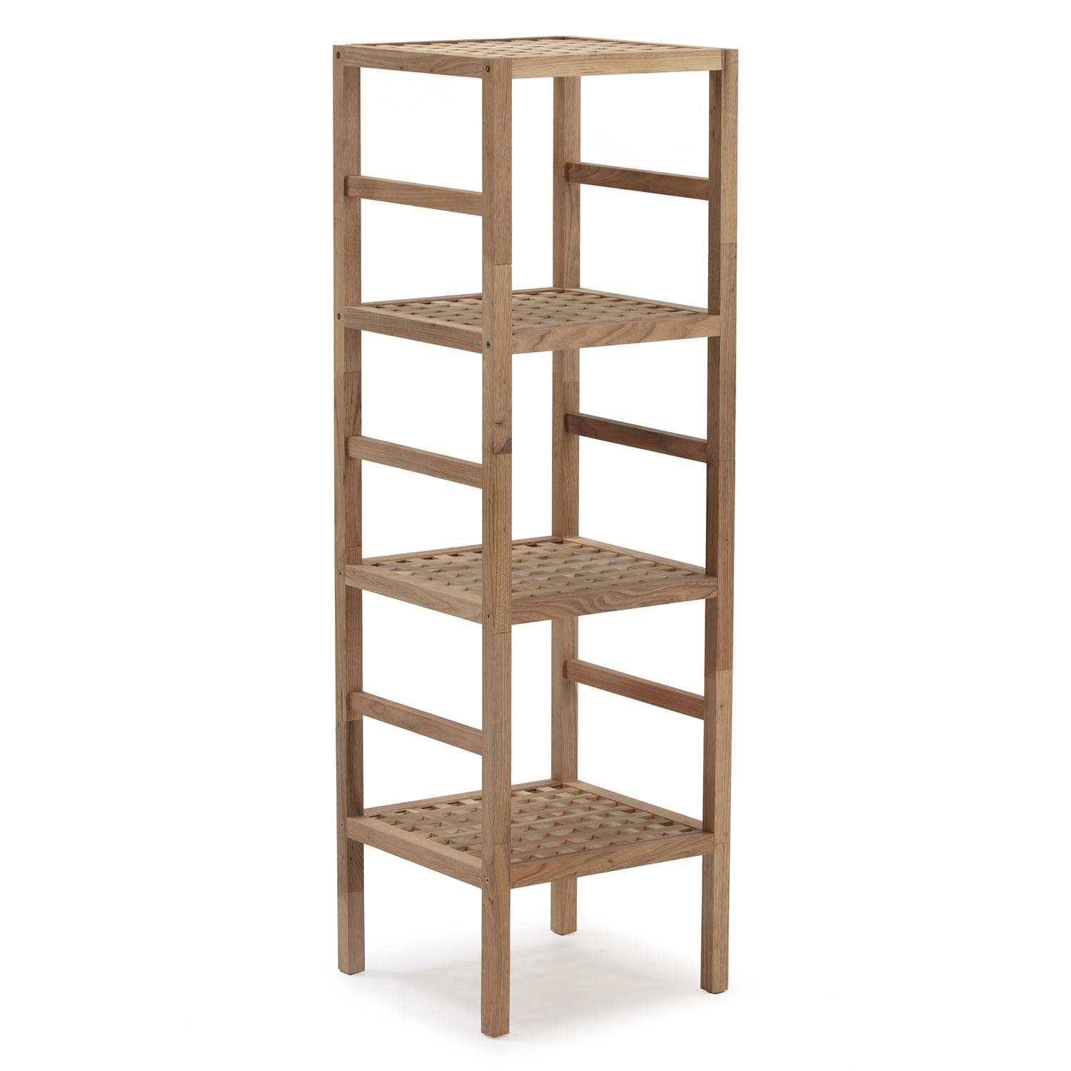 REGAL Alam 4 Fachböden, 117,5 cm - Honigeiche, Holzwerkstoff (35/117/35cm) - VS Venta-stock
