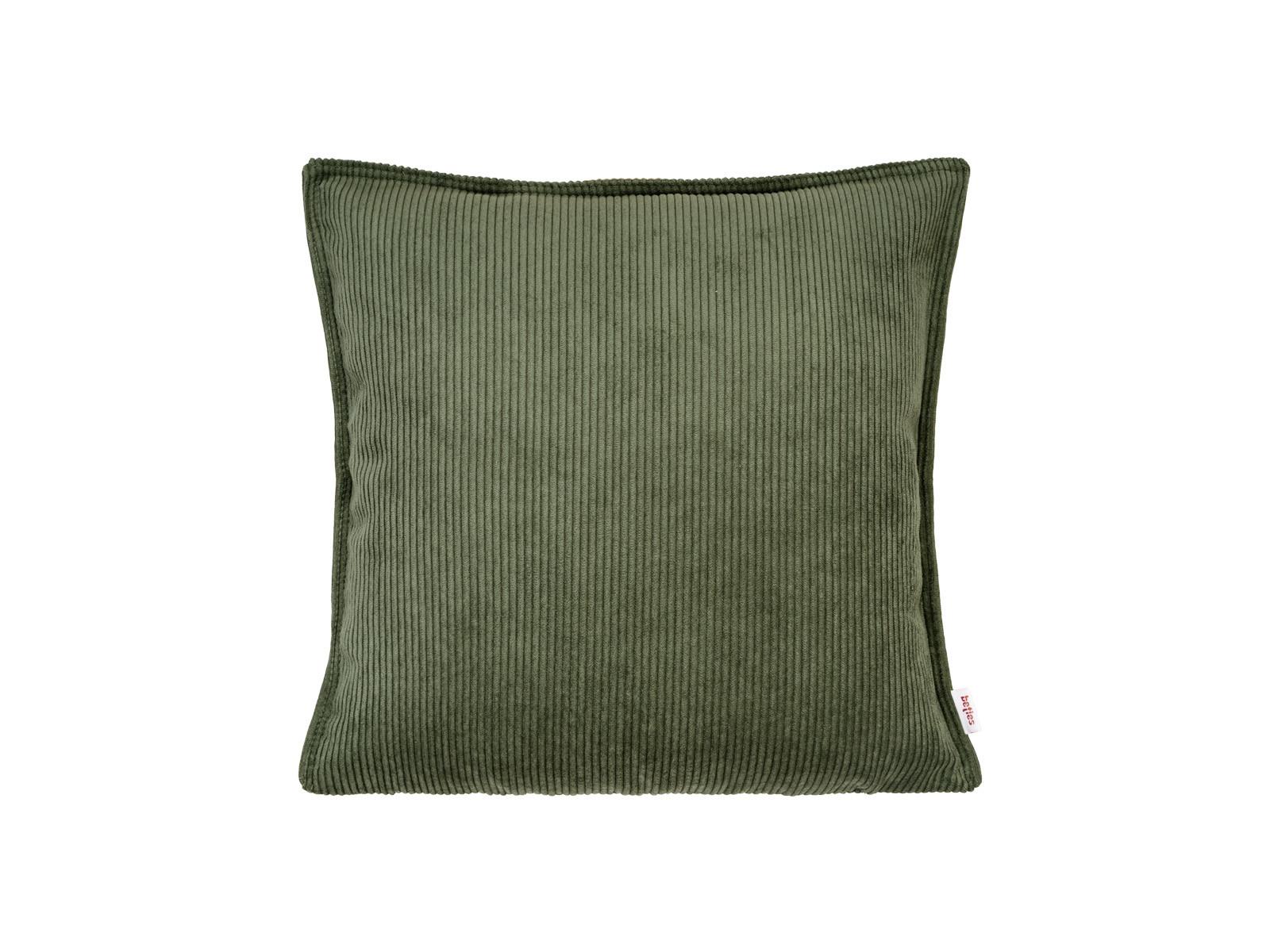 KISSENHÜLLE HYggelig No.1 bamboo-grün Cord-Samt 40/40 cm - Grün, Textil (40/40cm) - beties Heimtextil