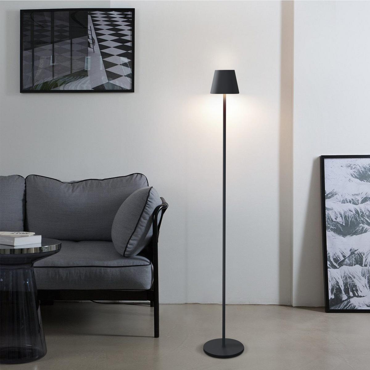 STEHLAMPE Scheinhold 11.0/125.0/11.0 cm - Schwarz, Metall (11/11/125cm) - ZMH