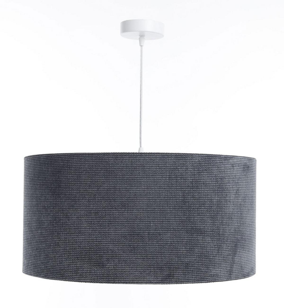 HÄNGELEUCHTE Grau 60/30 cm - Silberfarben/Grau, Kunststoff (60/0.8/30cm) - ONZENO