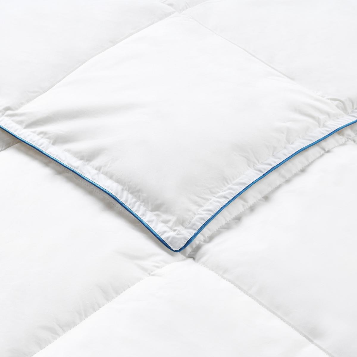 BETTDECKE Entenfedern und Daunen Leicht Warm 150/200 cm Cervino - Weiß, Textil (150/200cm) - Beliani