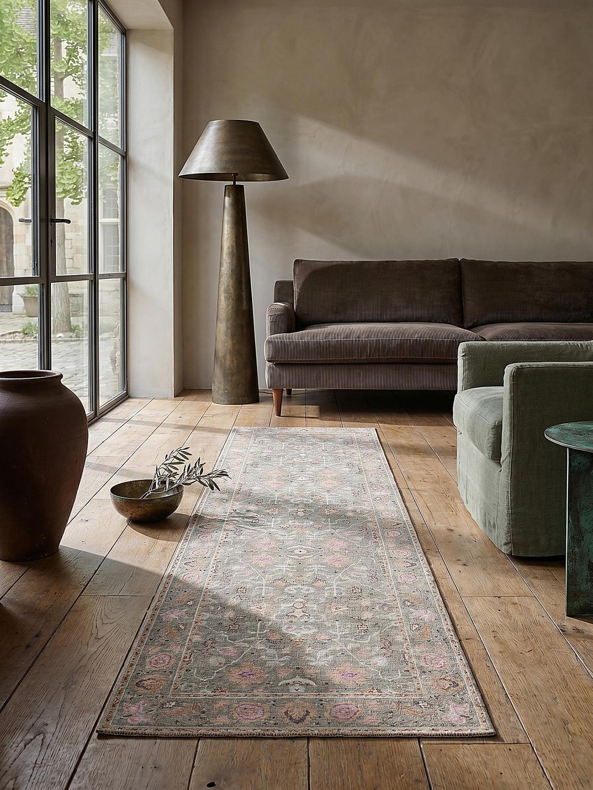 TEPPICH Waschbar HURST, orientalisch, Rosa-Bunt, 60 x 230 cm - Rosa, Textil (60/230cm) - KADIMA DESIGN