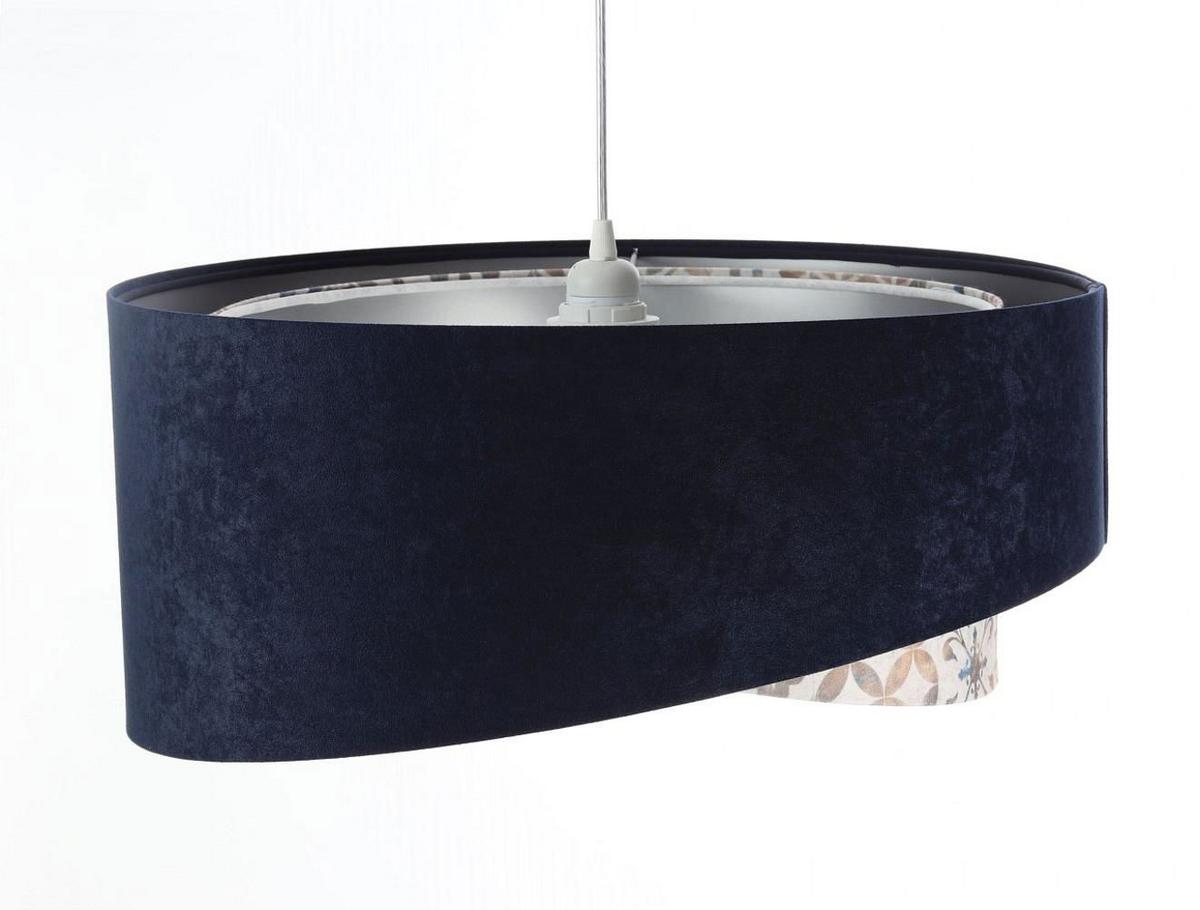 HÄNGELEUCHTE Blau 50/23 cm - Beige, Kunststoff (50/1.3/23cm) - ONZENO