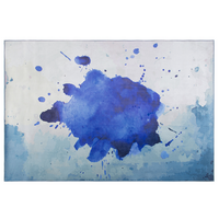KURZFLOR-TEPPICH Odalar 230/160 cm - Blau, Kunststoff (160/230cm) - Beliani