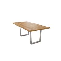 MASSIVHOLZTISCH Daisey 8 220x77x100 Esszimmertisch Wildeiche geölt - Wildeiche, Holz (220/77/100cm) - 58aufmkessel