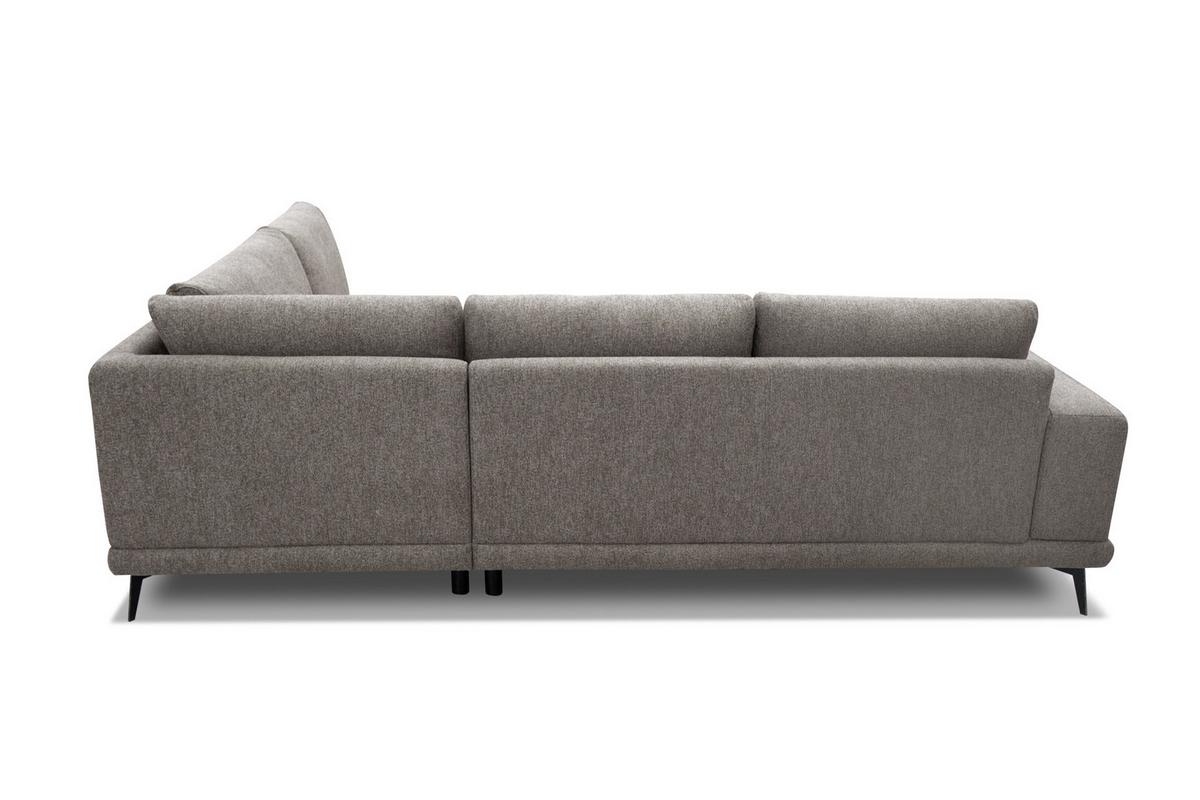ECKSOFA MEDIOLANE 5-Sitzer, taupe - Taupe, Holzwerkstoff/Textil (282/219cm) - Wozimo