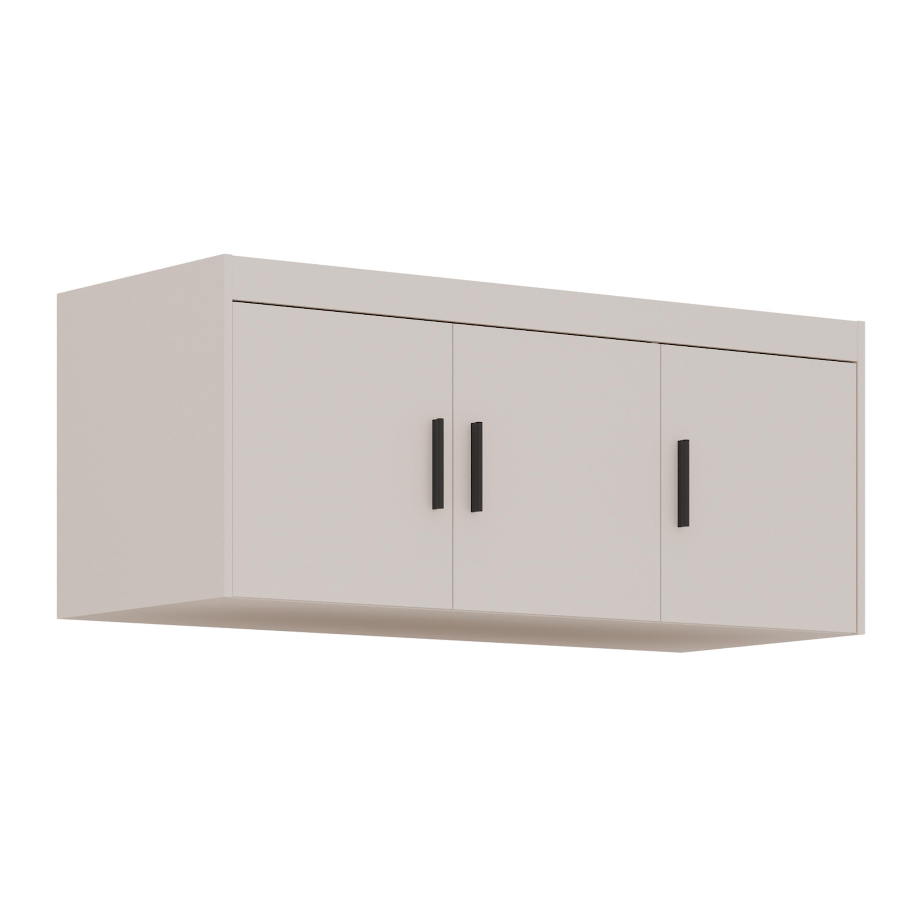 AUFSATZSCHRANK Storicos Beige 133/55,5/53 cm - 3T Modern - Beige, Holzwerkstoff/Kunststoff (133/55/53cm) - AX Living