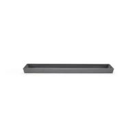 BLUMENTOPFUNTERSETZER rechteckig 53,5/15,5/3,3 cm Grau - Grau, Kunststoff (53.5/3.3cm) - Ecopots