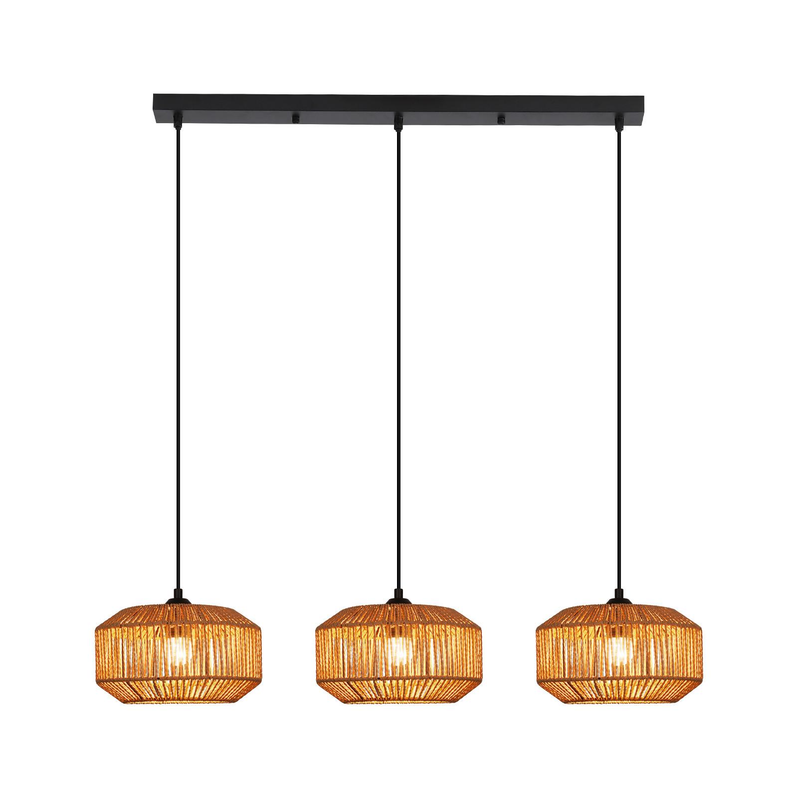 PENDELLEUCHTE Nadine 71/14.5/150 cm - Braun, Metall (71/14.5/150cm) - ZMH