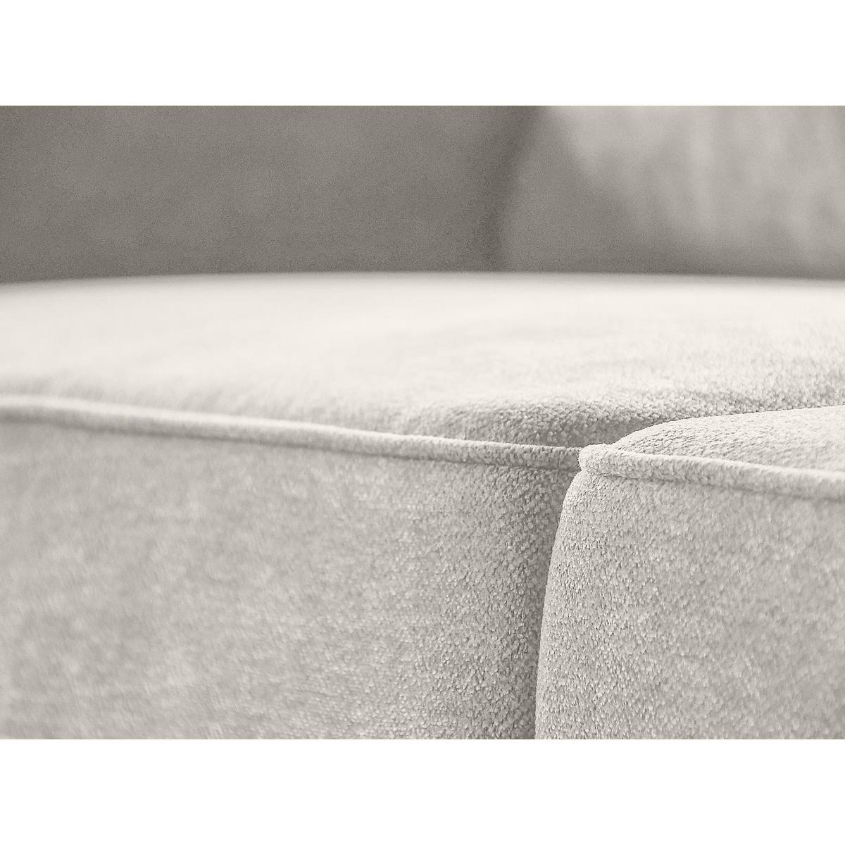 ECKSOFA Parma ohne Schlaffunktion beige links - Beige/Schwarz, Textil (314/224cm) - Beautysofa