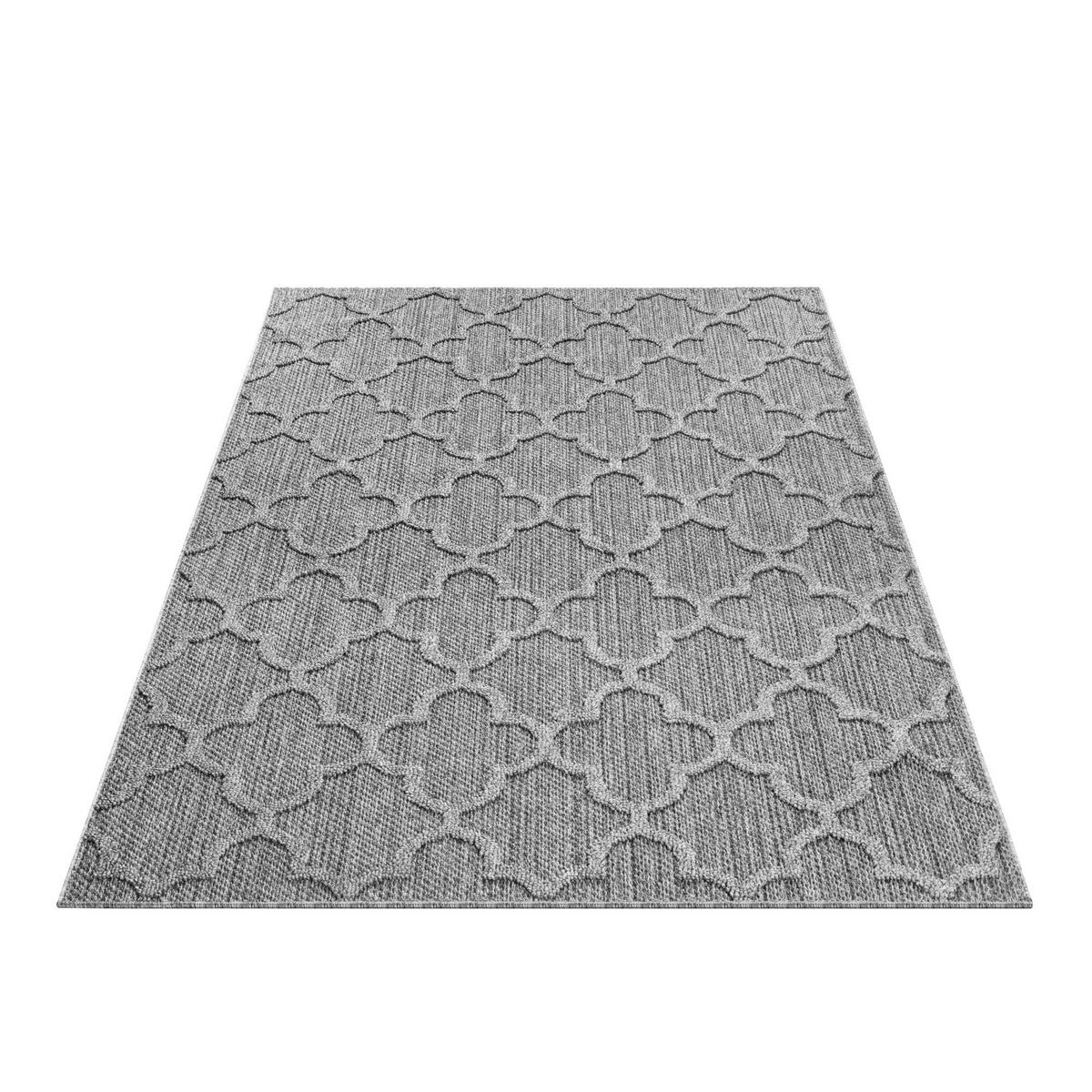 TEPPICH Outdoor IMST in Grau, im Skandi-Stil, 200 x 290 cm - Grau, Textil (290/200cm) - KADIMA DESIGN
