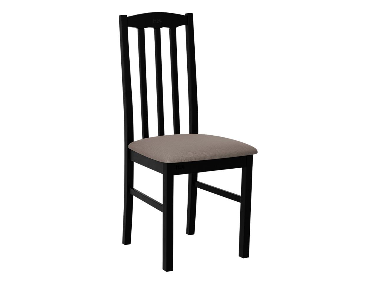STUHL Bos XII, Holzfarbe: Schwarz - Schwarz/Bronzefarben, Holz (43/90/48cm) - MIRJAN24